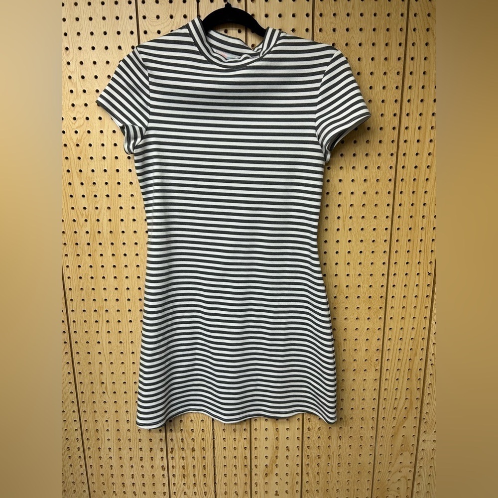 Free People Beach Black & White Mini Dress